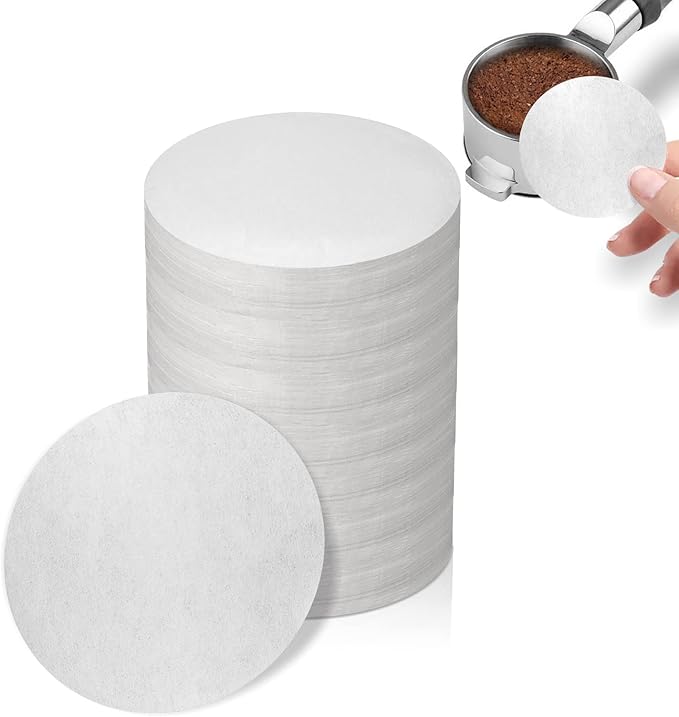 1000 Pcs Coffee Paper Filter for Espresso Coffee Maker, 51 mm | White Espresso Filter Puck Screen Portafilter Paper, for Breville Barista, Mr. Coffee and Other Espresso Machine