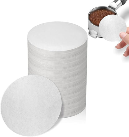 1000 Pcs Coffee Paper Filter for Espresso Coffee Maker, 51 mm | White Espresso Filter Puck Screen Portafilter Paper, for Breville Barista, Mr. Coffee and Other Espresso Machine