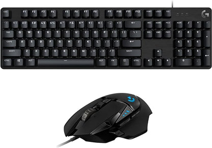 Logitech G413 SE Mechanical Gaming Keyboard and Logitech G502 HERO High Performance Gaming Mouse Bundle