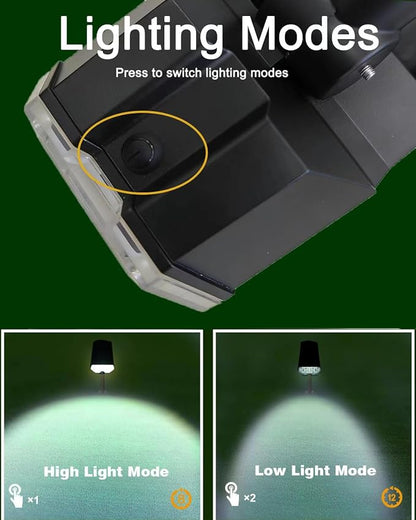 2 Pack Solar Spot Lights Outdoor Waterproof, 20 LEDs Bright Landscape Spotlights Dusk to Dawn, Cool White Adjustable Uplights for Yard Tree House Garden Wall Pathway, IP65