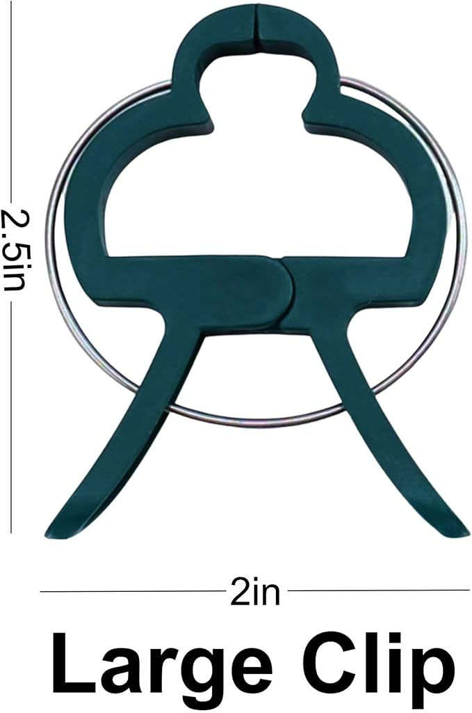 100 Piece Garden Plant and Vine Support Clips, (Pack of 100 Large)