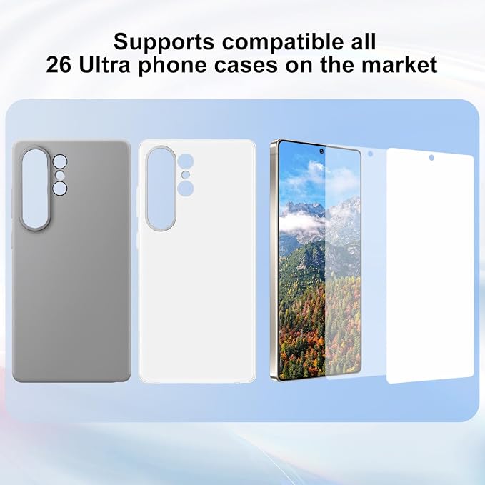 S26 Ultra 5G Unlocked Smartphone,16GB+512GB Cell Phone for Android 15, 6.99" Unlocked Cell Phone, 7000mAh, 68MP+108MP Dual Camera/Dual SIM/Fingerprint Lock/Face，Deep Purple