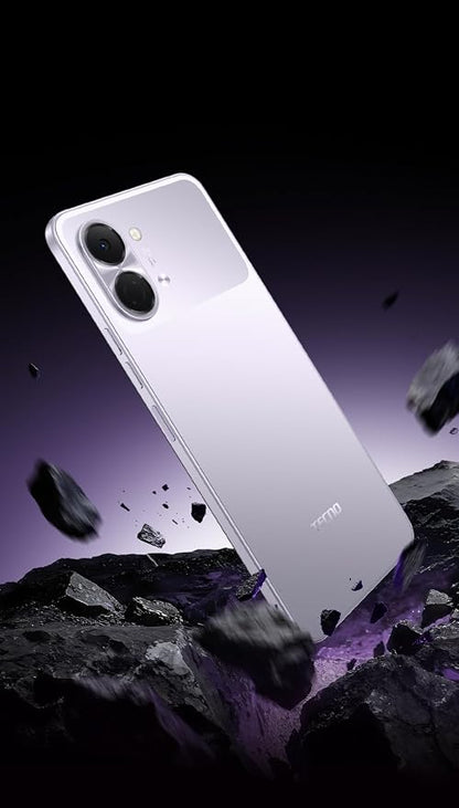 Tecno Spark 3 GO Ai 4G LTE (128GB + 4GB) (Compatible with Tmobile Mint Tello Boost Mobile and Worldwide) Dual SIM 6.74" 13MP Camera Model KN3 (Titanium Gray)