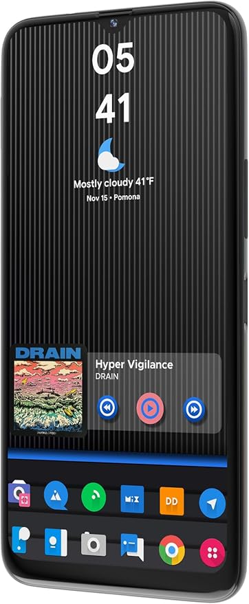 POZZI NEO 1, Unlocked Android Cell Phone for Kids and Seniors, 6.57 inch HD+ Display, 4GB RAM + 64GB, 5000mAh Battery, Dual SIM 4G LTE Smartphone, 16MP Triple AI Camera, Black, T-Mobile