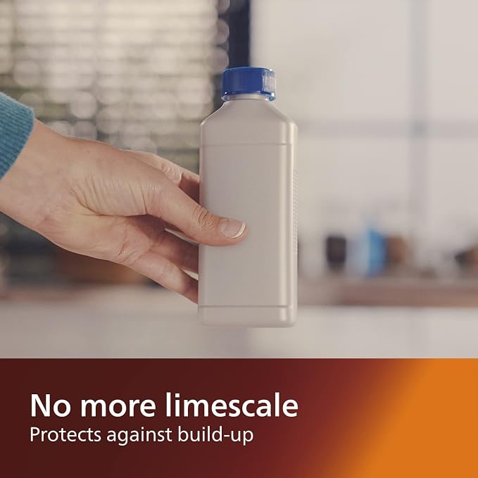 Philips Kitchen Appliances Philips Original Espresso Machine Descaler, Perfect Descalcification for a Prolong Machine Lifetime, 1 Descaling Cycle, Bottle of 250 ml, (CA6700/47)