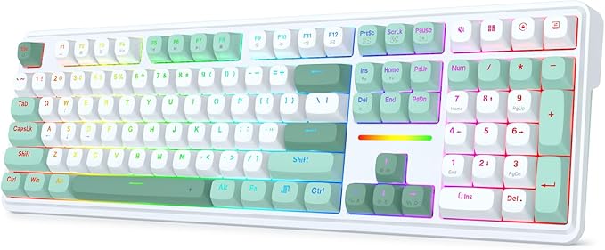 Redragon K745 HE Wired Hall-Effect Magnetic Rapid Trigger Gaming Keyboard | Multi-Function Control Wheel, Silky POM 8K Switches for Valorant & FPS Precision, Zero Delay, Practical 108-Key, PRO Software