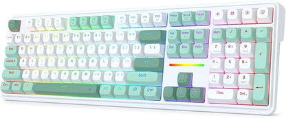 Redragon K745 HE Wired Hall-Effect Magnetic Rapid Trigger Gaming Keyboard | Multi-Function Control Wheel, Silky POM 8K Switches for Valorant & FPS Precision, Zero Delay, Practical 108-Key, PRO Software