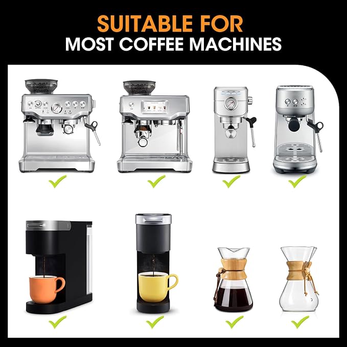 AIEVE XL Espresso Cooling Ball, 2 Pack Upgraded Large Coffee Chiller, Stainless Steel Chilling Ball Iced Coffee Accessories Espresso Accessories for Nespresso Breville Espresso Machine