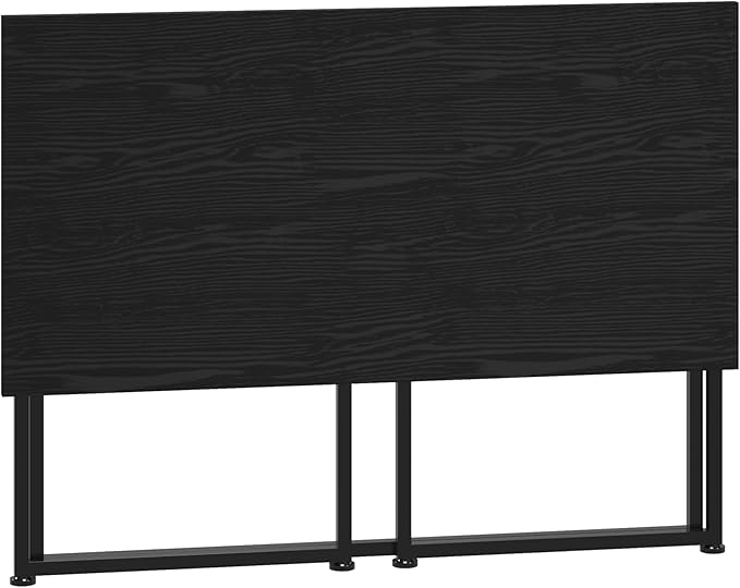 Techni Mobili Space Saving Folding Desk, Black