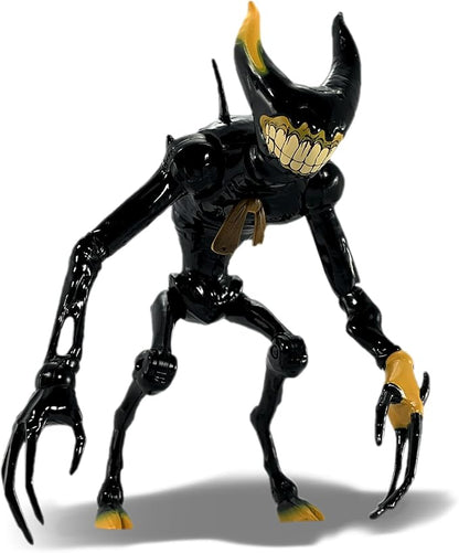 Bendy and the Ink Machine Collectible Action Figures 6.5” Scale Ink Demon with The End Reel Accessory