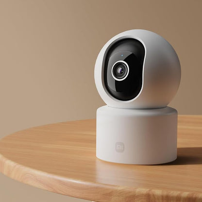 XIAOMI Smart Camera C302, 2K/3MP Indoor Security Camera, Physical Lens Shield, AI Human/Pet/Baby Cry Detection, 360° View, Full-Color Night Vision, Wi-Fi 6, Works w/Alexa & Google Assistant, 1pack