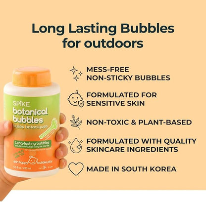 Innobaby Spike LongLasting Outdoor Botanical Bubble Solution 9.5 oz Refill