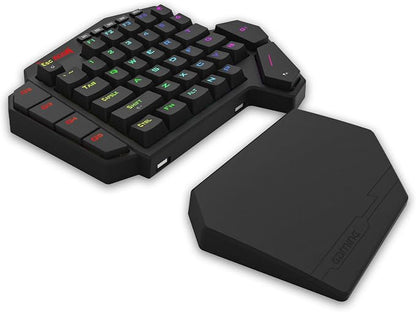 Redragon K585 HE Wired Rapid Trigger Magnetic One-Handed RGB Gaming Keypad | Silky POM Switches for Valorant FPS Precision, Zero Input Delay, 8K Polling, Dual-Module Structure, PRO Customize Software