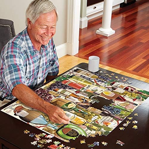 White Mountain 1000 Piece Jigsaw Puzzle Scenic Rural Landscape Puzzles with Large Pieces for Adults and Family 24"x30" - Country Weekend