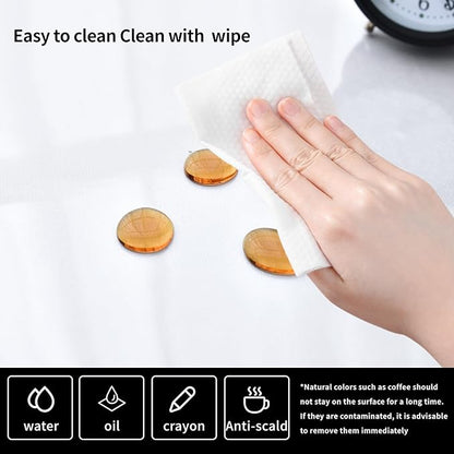 Clear Desk Mat, Non-Slip PVC Desk Protector Mat with Round Edge, Heat Resistant & Waterproof Clear Desk Writing Mat for Home and Office (63"*23.6")