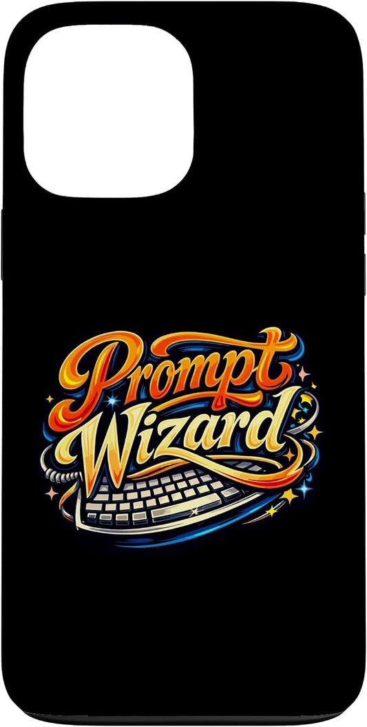 Prompt Wizard AI Retro Keyboard Case for iPhone 13 Pro Max