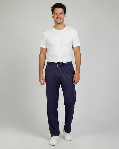 3 Pack Men's Mesh Open Bottom Sweatpants Active Athletic Workout Gym Pocket | Available in Big & Tall, Uncuffed, Elastic Waistband, Drawstring, Straight Leg, Running, Jogging, Exercise, Training, Sports