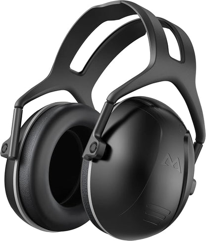 SNR 35dB High Noise Cancelling Ear Muffs, Ear Protection for Mowing, Adult Noise Cancelling Headphones for Autism, Hearing Protection Ear Muffs for Noise, Noise Reduction Earmuffs for Shooting,Mowing