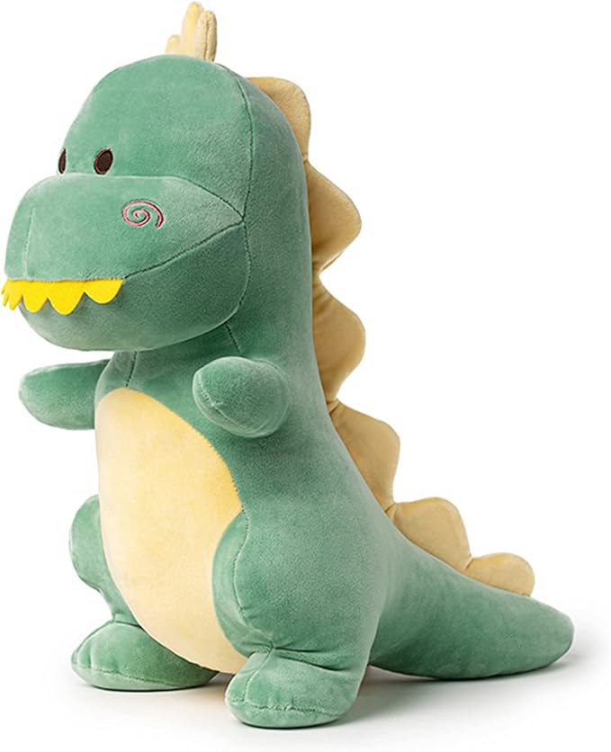 Dinosaur Stuffed Animal,12“ Cute Stuffed Dinosaur Plush Soft Dino Plushie Toys for Boys Girls Baby Kids (Green)