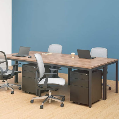 Writing Computer Desk Modern Simple Study Desk Industrial Style Laptop Table for Home Office Brown Notebook Desk (24x63 Inches)