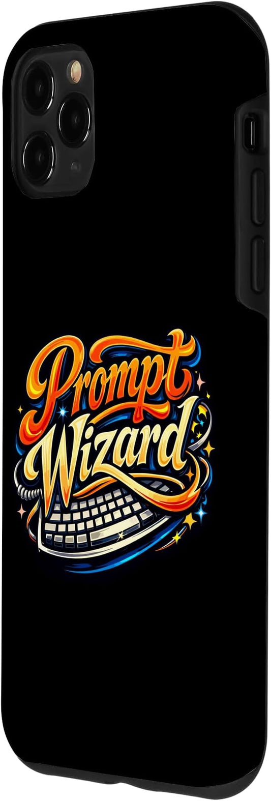 Prompt Wizard AI Retro Keyboard Case for iPhone 11 Pro Max