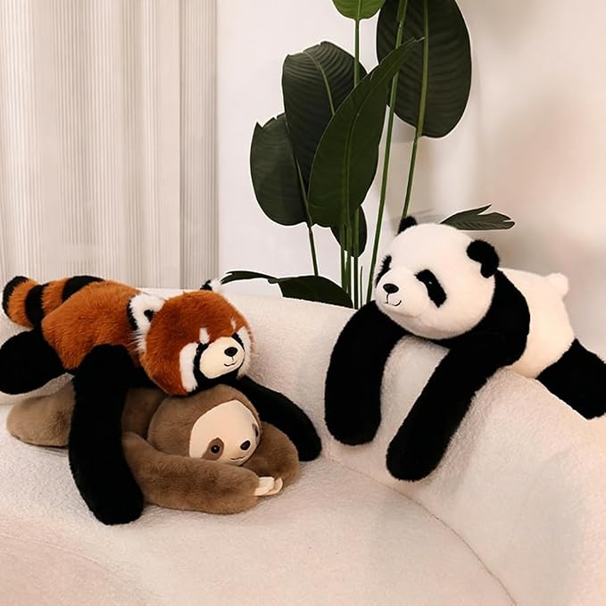 17.7 inch Panda Weighted Stuffed Animals, Weighted Plush Animal, Cute Soft Plush Toy Pillow Hugging Plushie Birthday Gifts for Kids Adults