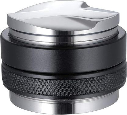 MATOW 53mm Coffee Distributor and Tamper, Dual Head Coffee Leveler Compatible with Breville 54mm Portafilter, Adjustable Depth- Professional Espresso Hand Tampers