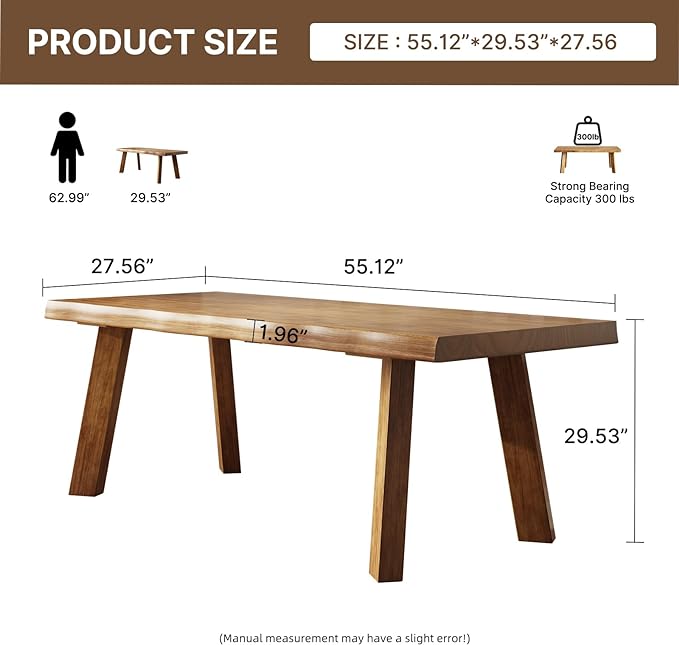 Desk / 55 inches,Solid Wood Desk Classical Style Home Office Desks/New Chinese Style Computer Table/Wooden Desk/Brown Desk