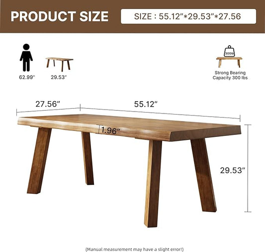 Desk / 55 inches,Solid Wood Desk Classical Style Home Office Desks/New Chinese Style Computer Table/Wooden Desk/Brown Desk