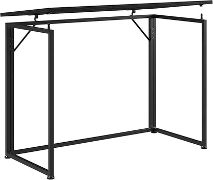 Techni Mobili Space Saving Folding Desk, Black