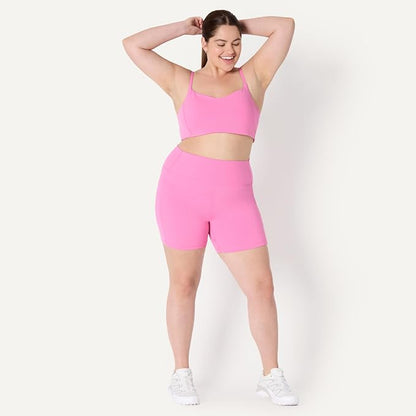 Amazon Essentials Women's Active FormFlex Buttery Soft High Waist Biker Shorts