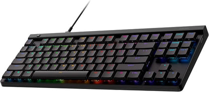 Logitech G515 TKL Gaming Keyboard (Tactile) - Black | Fully customizable, double-shot PBT keycaps, brown switches
