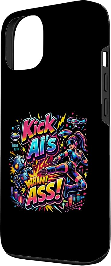 Tech Human vs AI Case for iPhone 13