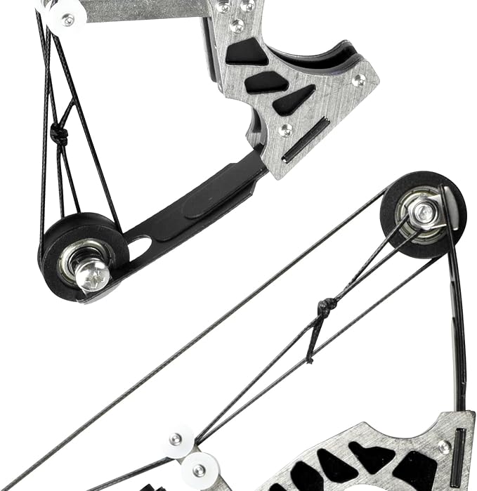 Archery Bow Set Left and Right Hand Compound Bow Hunting Bow Metal Material Catapult RH/LH for Practice Archery