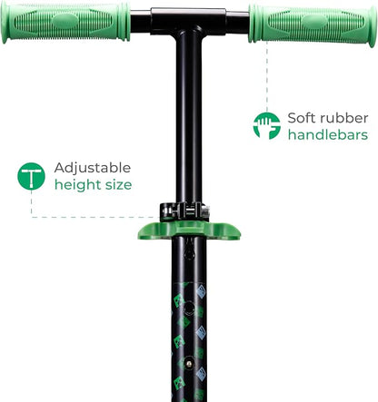 Voyager - Scooter for Kids with 200mm PU Wheels, ABEC-7 Bearings, Lightweight PP, Alum & Steel Body, Designed for Kids & Teens, Ultimate Riding Experience