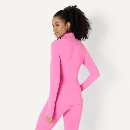 Amazon Essentials Women's Active FormFlex Buttery Soft Slim Fit Quarter Zip Long Sleeve Pullover Jacket