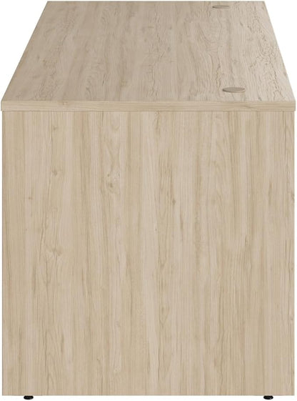 Bush Business Furniture Studio C Office Desk, Computer Table for Home or Professional Workspace, 72W x 30D, Natural Elm