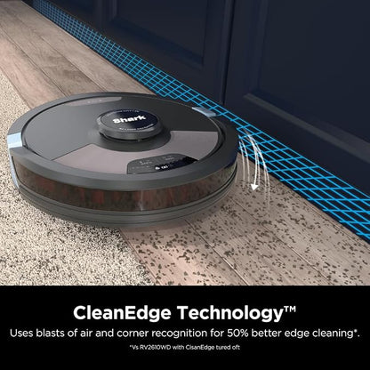 SHARK RV2620WD AI Ultra Robot Vacuum and Mop with Matrix Clean Navigation, CleanEdge Technology, Perfect for Pet Hair, Carpets, Hard Floors, Compatible with Alexa, Black/Mocha