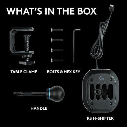 Logitech G RS H-SHIFTER for PC/Xbox/Playstation | Sim Racing shifter compatible with Logitech G PRO and RS50 wheels and G923/G29/G920 with Racing Adapter