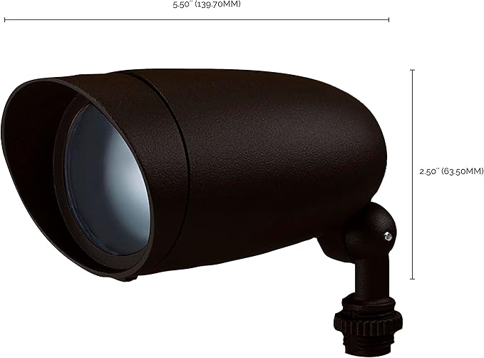 Nuvo Lighting SF76/645 Transitional One Light Landscape in Bronze/Dark finish, 5.50 inches