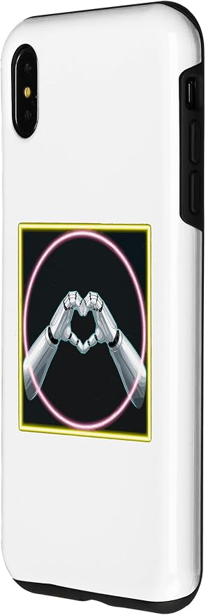 iPhone XS Max Hand Heart AI Robot | Hands Robot Shirt Case