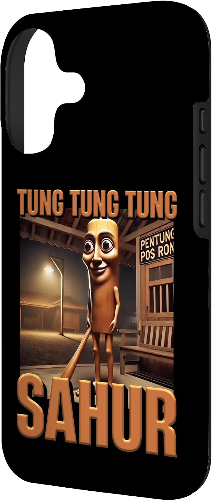 Internet Hilarious Meme AI Character Tung Tung Tung Sahur Case for iPhone 17