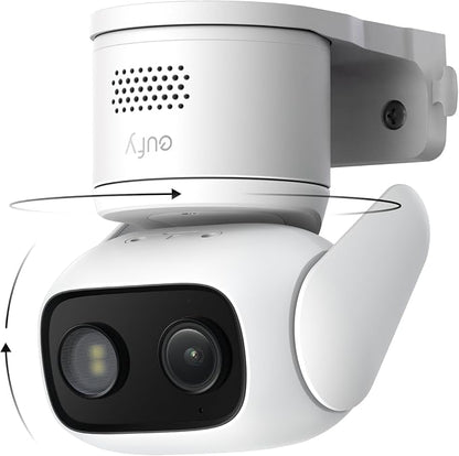 eufy Security Indoor/Outdoor Camera C31, IP66, Spotlight-Free Color Night Vision,360° Pan &Tilt, AutoTracking,AI Human/Vehicle/Pet/Cry Detection, 24/7 Recording,Dual External Antennas(No Subscription)