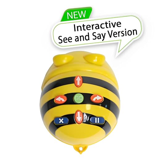 See & Say Bee Bot Coding Robots for Kids – Programmable Robot & Directional Control for Beginners – BeeBots Screen-Free STEM Learning Toy for Preschool, Kindergarten, Classroom & Homeschool