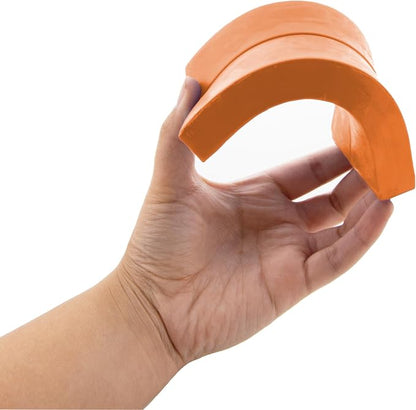 BAZIC Products Orange Modeling Clay, 1 lb, Non-Hardening, for Sculpting Art Crafts, Reusable