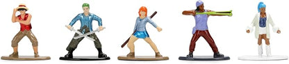 Jada Nano Metalfigs One Piece Netflix 12-Pack Series 1 Die-cast Collectible Figures