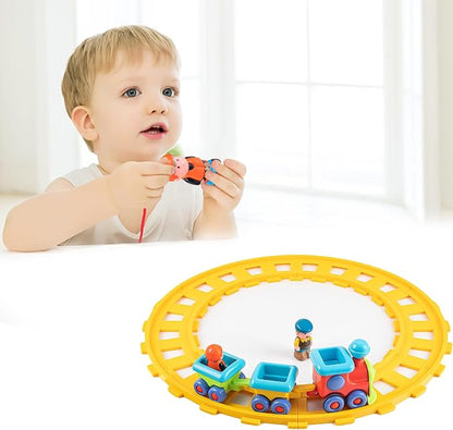 Toy Train, Musical Electric Train Toys, Children's Electric Train Sets, Train Tracks, Train Sets Suitable for Children Aged 1-3 Years Old as Birthday Gifts