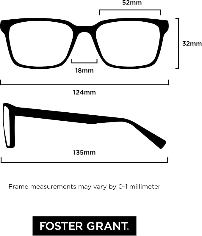 Foster Grant womens Charlsie Multifocus Reading Glasses Cat-Eye Reading Glasses