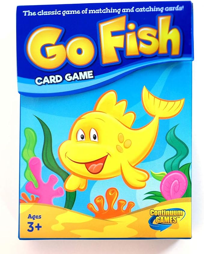 Continuum Games Go Fish Classic Card Game Fun for Children Age 3 and Up