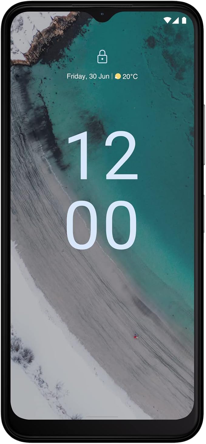Nokia C32 | Android 13 | 3-Day Battery | Dual SIM | 50MP Dual Camera | 4/128GB | 6.5-Inch Screen | Unlocked GSM Smartphone | Not Compatible with Verizon or AT&T | Charcoal